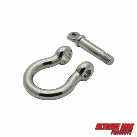 Extreme Max Extreme Max 3006.8291 BoatTector Stainless Steel Bow Shackle - 5/16" 3006.8291